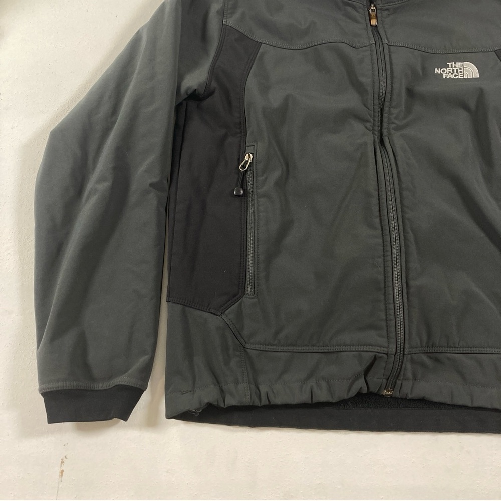 The North Face Jacket Men’s M Black TNF Apex Full Zip Softshell Outdoor Hiking - Picture 4 of 16